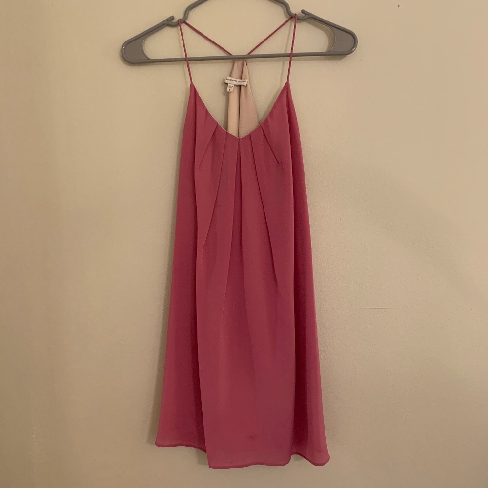 Lavender Brown Mini Slip Dress